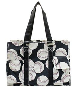 ngil all purpose organizer medium utility tote bag 2018 spring collection (baseball black)