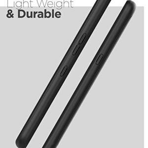 Encased LG V50 ThinQ Case (Thin Armor) Slim Fit Flexible Grip Phone Cover - Black