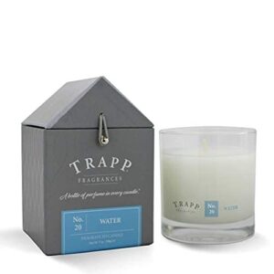 trapp signature home collection no. 20 water poured scented candle, 7 ounce