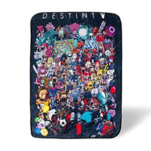 Chibi Characters Fleece Throw Blanket | 45 x 60| Destiny Collector’s Edition