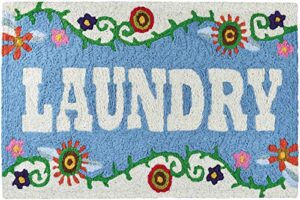 jellybean laundry room indoor/outdoor machine washable 20″ x 30″ accent rug