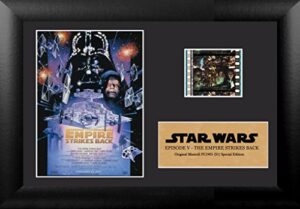 filmcells – star wars: episode v – the empire strikes back – officially licensed collectible – 7” x 5” minicell desktop presentation – featuring 35 mm movie clip with easel stand and certificate of authenticity