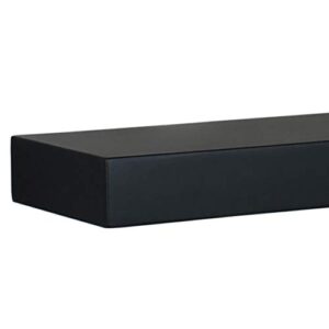 kieragrace Stockholm Maine Floating Wall Shelf - Black, 12"