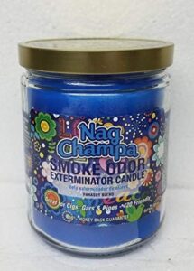 smoke odor exterminator 13 oz jar candle nag champa by tobacco outlet products