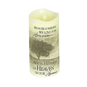 carson, everlasting glow with premier flicker “heaven” candle
