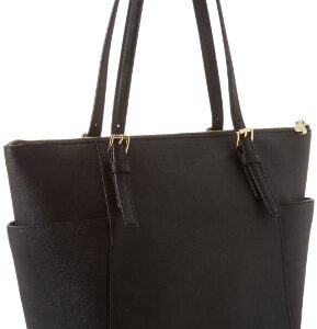 Michael Kors Women's Jet Set Item East/West Trapeze Tote-Black, One Size