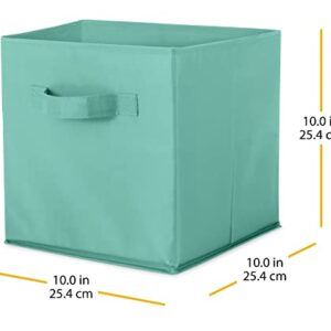 Whitmor Set of 2-10 x 10 x 10 inches-Turquoise Collapsible Cubes