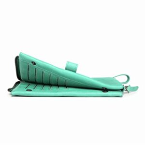 OLD TREND Leather Clutch Savanna Wallet (Aqua)