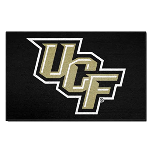 FANMATS NCAA University of Central Florida Knights Nylon Face Starter Rug , 19"x30"