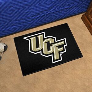 FANMATS NCAA University of Central Florida Knights Nylon Face Starter Rug , 19"x30"