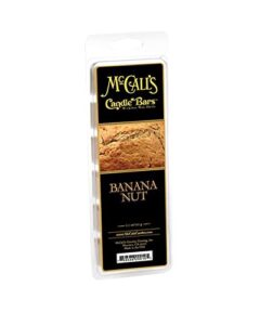 mccall’s candle bars | banana nut bread | highly scented & long lasting | premium wax & fragrance | made in the usa | 5.5 oz