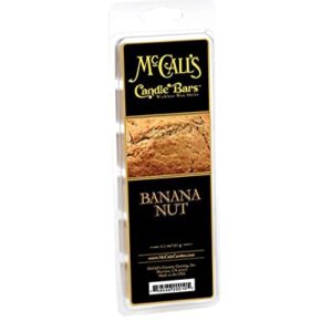 McCall's Candle Bars | Banana Nut Bread | Highly Scented & Long Lasting | Premium Wax & Fragrance | Made in The USA | 5.5 oz