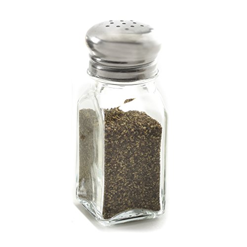 Norpro Glass Salt or Pepper Shaker, Single, As Shown