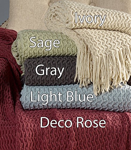 Brielle Winding Wave Throw, Sage