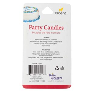 Jacent Polka Dot Number Birthday Candle Cake Topper - #9 Candle