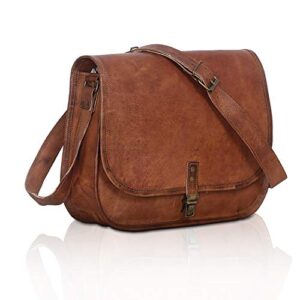 komal’s passion leather kpl leather purse women shoulder bag crossbody satchel ladies tote travel purse (14 inch)