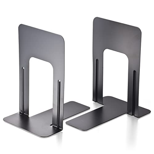 Officemate Non-Skid Bookends, 9”, Non-Skid Base, Chip Proof Enamel Coating (93051)