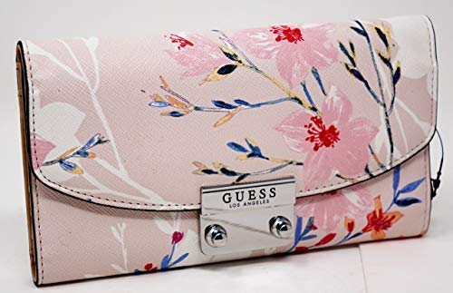 GUESS Women's Logo Floral Front Pocket Tote Bag Handbag & Wallet Set