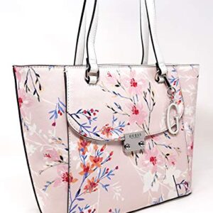 GUESS Women's Logo Floral Front Pocket Tote Bag Handbag & Wallet Set