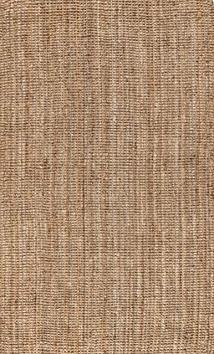 JONATHAN Y Pata Hand Woven Chunky Jute Natural 8 ft. x 10 ft. Area-Rug, Farmhouse, Easy-Cleaning, for Bedroom, Kitchen, Living Room,NRF102A-8