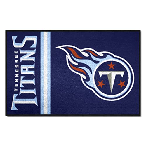 FANMATS - 8239 NFL Tennessee Titans Nylon Face Starter Rug 19"x30"