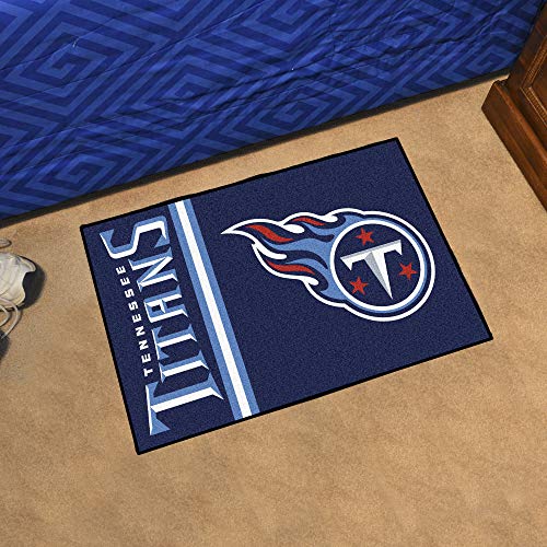 FANMATS - 8239 NFL Tennessee Titans Nylon Face Starter Rug 19"x30"