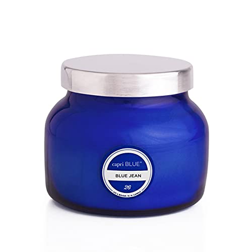 Capri Blue Petite Candle - 8 Oz - Blue Jean