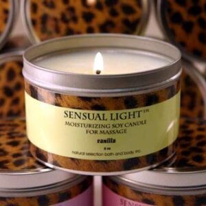 8 oz Sensual Light Massage Candle - Coconut Cream