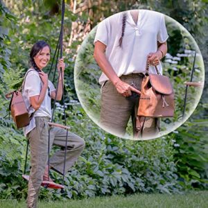 Concealed Carry Purse - Madelyn Backpack by Lady Conceal (Mahogany)