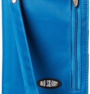 Big Skinny Women's Plus Size myPhone Bi-Fold Slim Wallet, Holds Up to 20 Cards, Ocean Blue