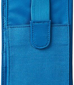 Big Skinny Women's Plus Size myPhone Bi-Fold Slim Wallet, Holds Up to 20 Cards, Ocean Blue