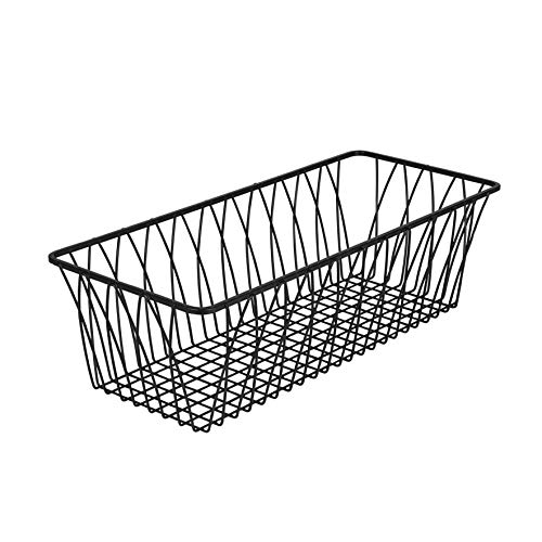 Spectrum Diversified Twist Tray Home Basket, Large Black