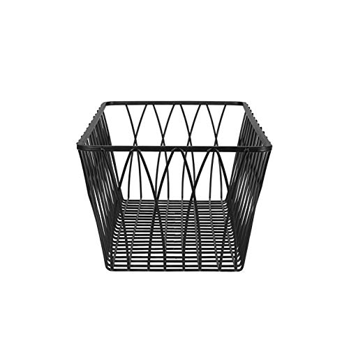 Spectrum Diversified Twist Tray Home Basket, Large Black