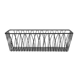 Spectrum Diversified Twist Tray Home Basket, Large Black