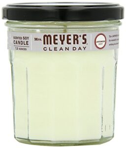 mrs. meyer’s clean day soy candle, lavender, 7.2-ounce glass jars (pack of 6)