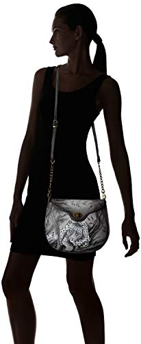Anna by Anuschka womens Sling Flap Shoulder Bag, African Leopard, One Size US