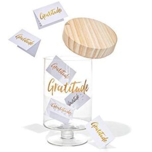 Gratitude Glass Jar