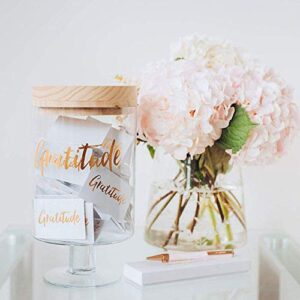 Gratitude Glass Jar