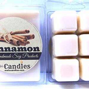 Cinnamon 3.2 Ounce Pack of Soy Wax Tarts - Handmade Scent Brick, Wickless Candle