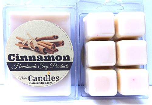 Cinnamon 3.2 Ounce Pack of Soy Wax Tarts - Handmade Scent Brick, Wickless Candle