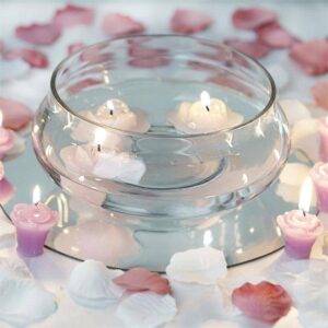 tableclothsfactory floating candle bowl-7″