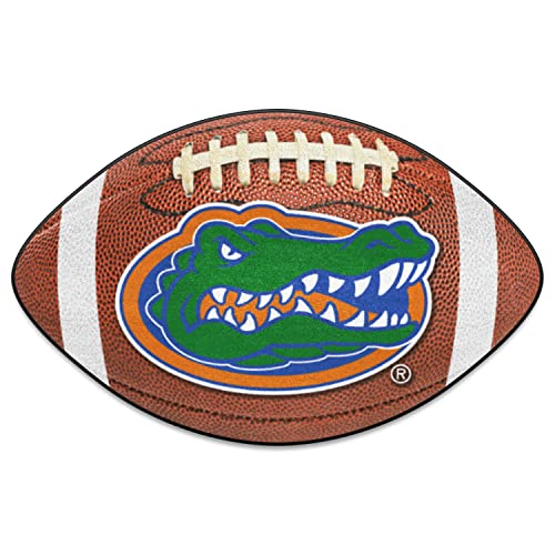 FANMATS - 4158 NCAA University of Florida Gators Nylon Face Football Rug 22"x35"