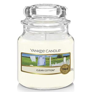 yankee candle clean cotton small jar candle