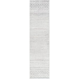 Artistic Weavers Chester Boho Moroccan Runner Area Rug,2'7" x 10',Grey