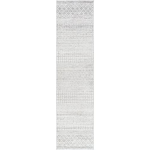 Artistic Weavers Chester Boho Moroccan Runner Area Rug,2'7" x 10',Grey