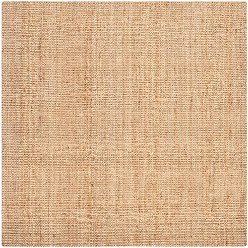 SAFAVIEH Natural Fiber Collection 2' x 3' Natural NF747A Handmade Farmhouse Premium Jute Accent Rug