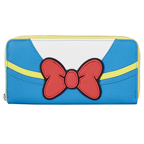 Loungefly Disney Donald Duck Cosplay Faux Leather Zip Around Wallet