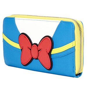 Loungefly Disney Donald Duck Cosplay Faux Leather Zip Around Wallet