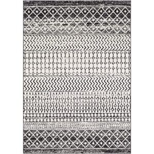 Artistic Weavers Chester Boho Moroccan Area Rug,5'3" x 7'6",Black
