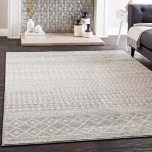 artistic weavers chester boho moroccan area rug,7’10” square,grey